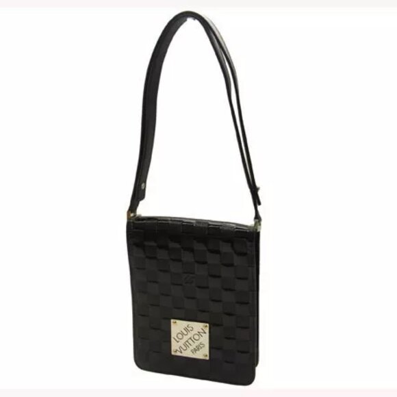 Louis Vuitton Shoulder bag Damier Vernis Black Woman Authentic Used - Picture 2 of 7